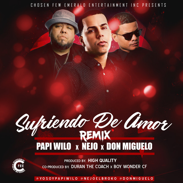 Papi Wilo Ft. Ñejo Y Don Miguelo Sufriendo De Amor Official Remix - Papi Wilo Ft. Ñejo Y Don Miguelo – Sufriendo De Amor (Official Remix)