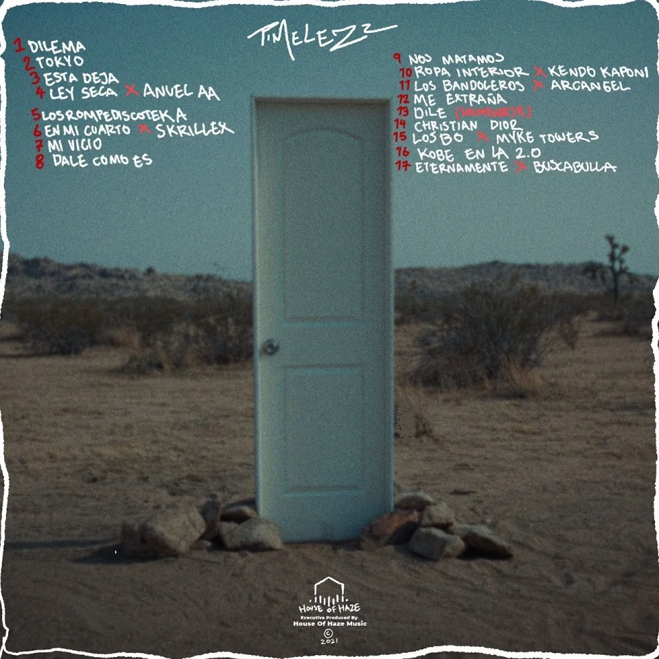 Timelezz Tracklist.jpg.webp - Jhay Cortez – Timelezz (Álbum) (2021) (Tracklist)
