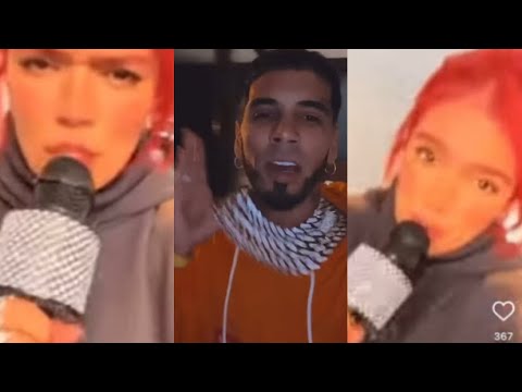 KAROL G LE FRONTEA A ANUEL AA 😲 ANUEL LE CIERRA LA BOCA 6 0 44