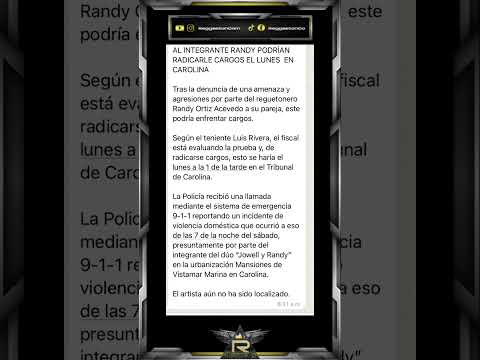 Denuncian a Randy Nota Loka por violencia de género 😱 10 0 16