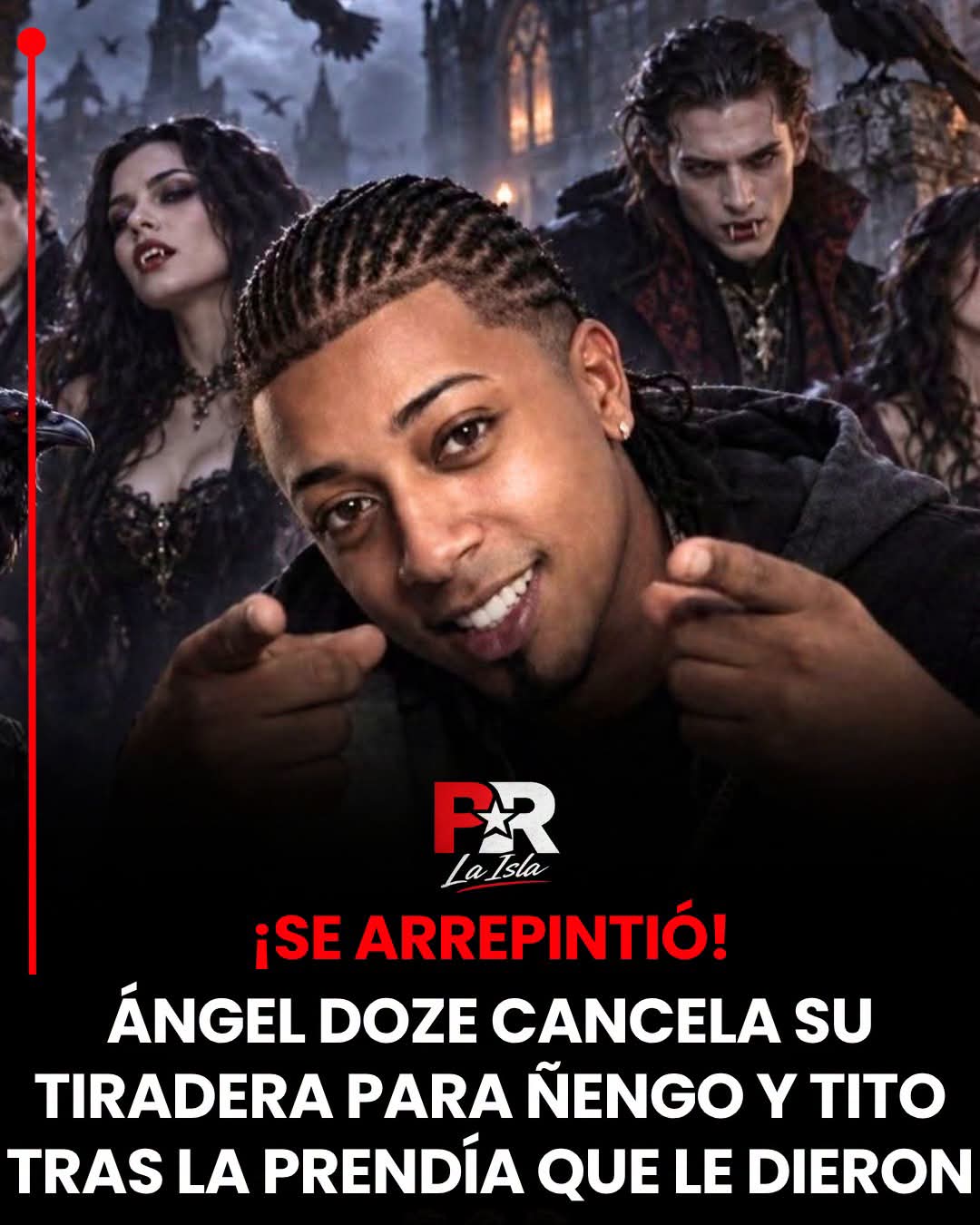 ¿ÁNGEL DOZE BAJA EL TONO? CANCELA LA TIRAERA Y ANUNCIA “CUERVOS Y VAMPIROS” COMO UN “DESAHOGO” 3 Fb Img 1791661706080